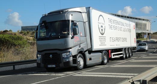 Camion Renault en le Optifuel Challenge